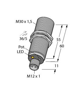 [2503033] Turck Capacitive Sensor (BC10-M30K-VN4X-H1141)