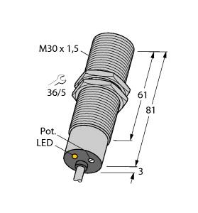 [25020] Turck Capacitive Sensor (BC10-M30-VP4X)