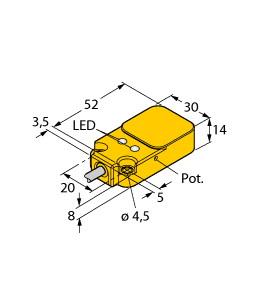 [2530030] Turck Capacitive Sensor (BC10-Q14-VN4X2)