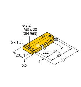 [2620119] Turck Capacitive Sensor (BC10-QF5.5-AN6X2/S250)