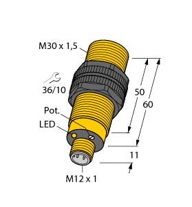 [2506100] Turck Capacitive Sensor (BC10-S30-VP4X-H1141)