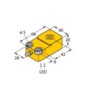 [2530104] Turck Capacitive Sensor (BC20-Q20-AN4X2/S400)