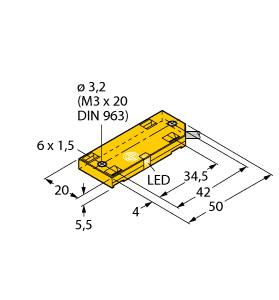 [2030000] Turck Capacitive Sensor (BC5-QF5.5-Y1X/S250)
