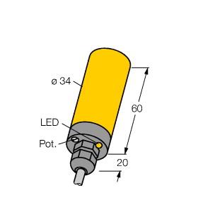 [2502136] Turck Capacitive Sensor (BCF15-K34-AZ3X)