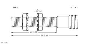 [4602261] Turck Inductive Sensor (BI1.5-EG08-AP6-H1341)