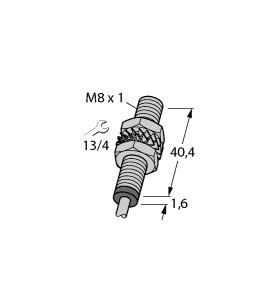 [4602256] Turck Inductive Sensor, With Increased Temperature Range (BI1.5-EGT08-AP6/S100)