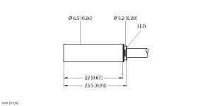 [4610640] Turck Inductive Sensor (BI1.5-EH6.5K-AN6X)