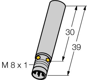 [1604330] Turck Inductive Sensor (BI1.5-H08K-AP6X-V1131)