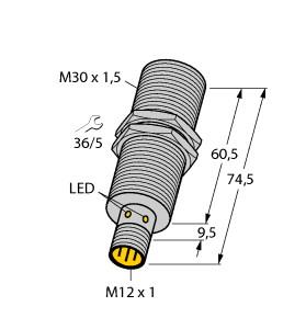 [4020201] Turck Inductive Sensor (BI10-M30-Y1X-H1141/S56)