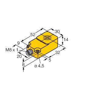 [1534603] Turck Inductive Sensor, With Analog Output (BI10-Q14-LIU-V1141)