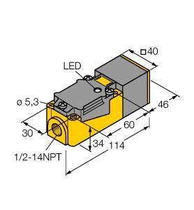 [10120] Turck Inductive Sensor (BI15-CP40-Y1X/S10)