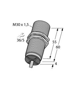 [1535555] Turck Inductive Sensor, With Analog Output (BI15-M30-LI-EXI 7M)
