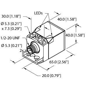 [4280091] Turck Inductive Sensor (BI15U-CK40-ADZ30X2-B3131 W/BS2.1)