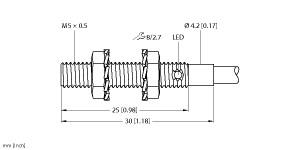[4609740] Turck Inductive Sensor (BI1-EG05-AP6X)