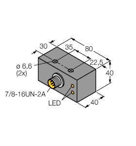 [4283400] Turck Inductive Sensor (BI20-CA4080-ADZ30X2-B1131)