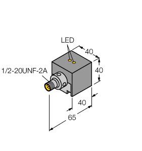 [4283594] Turck Inductive Sensor, Resistant to Magnetic Fields (BI20-CA40-ADZ30X2-B3131/S34/S1590)