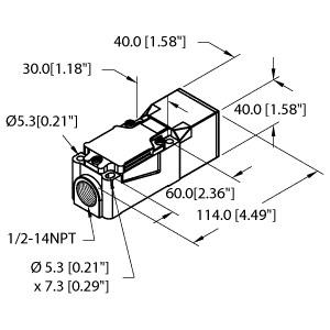 [1579221] Turck Inductive Sensor (BI20-CP40-VN4X2/S10)