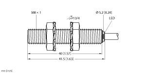 [1604610] Turck Inductive Sensor (BI2-EG08-VP6X)