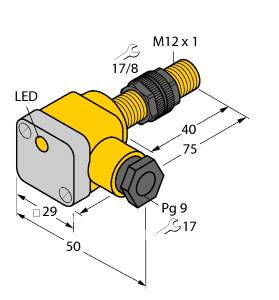 [4654000] Turck Inductive Sensor (BI2-P12SK-AN6X2)
