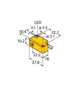 [1309102] Turck Inductive Sensor (BI2-Q10S-AZ31X 7M)