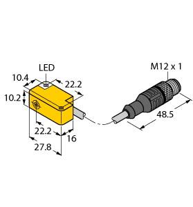 [1309186] Turck Inductive Sensor (BI2-Q10S-AZ31X-0.2-RS4.2T)