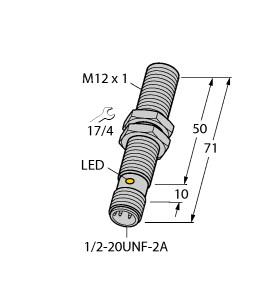 [4281005] Turck Inductive Sensor (BI2U-G12-ADZ32X-B3131)