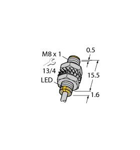[4602941] Turck Inductive Sensor, With Increased Switching Distance (BI3-M08KK-AN6X)