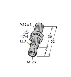 [1634124] Turck Inductive Sensor (BI3U-M12-RP6X-H1143)