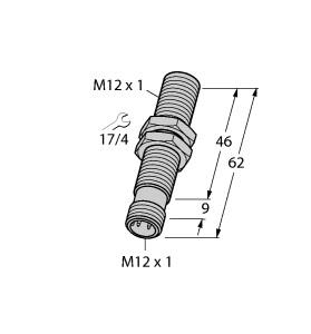 [1535531] Turck Inductive Sensor, With Analog Output (BI4-M12-LIU-H1141)
