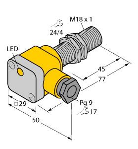 [1635400] Turck Inductive Sensor (BI5U-EG18SK-AP6X)