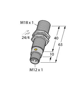 [1901017] Turck Inductive Sensor (BI5U-M18-ASIX-H1140/S331)
