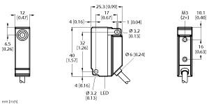 [1635533] Turck Inductive Sensor, With Extended Switching Distance (BI5U-Q12-VP6X2)