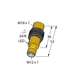 [1635620] Turck Inductive Sensor (BI5U-S18-AN6X-H1141)