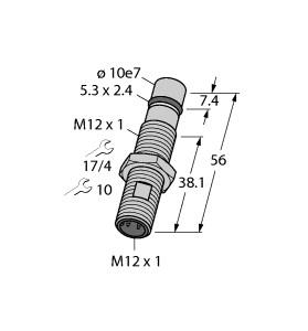 [1682001] Turck Inductive Sensor, For High Pressures (BID1.5-G120KK-AP6-H1141)