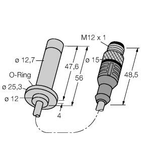 [1688813] Turck Inductive Sensor, For High Pressures (BID2-H12F-AP6/S312)
