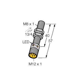 [4621311] Turck Magnetic Field Sensor, Magnetic-inductive Proximity Sensor (BIM-EG08-AP6X-H1341)