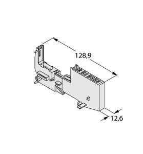 [6827038] Turck BL20 base module, Tension spring connection (BL20-P4T-SBBC)