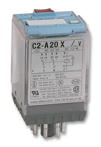 [R4080] Turck Comat Releco by TURCK, Power Relay, 8-pin (C2-A20X/012VDC)