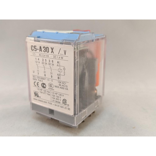 [R4445] Turck Comat Releco by TURCK, Power Relay, 11-pin flat (C5-A30X/120VAC)