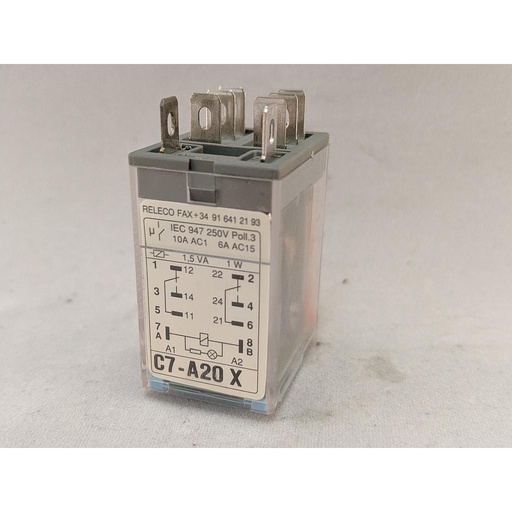 [R6038] Turck Comat Releco by TURCK, Miniature, Power Relay (C7-A20X/012VDC)