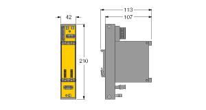 [6882026] Turck FOUNDATION fieldbus, Backplane for the DPC System (DPC-49-1RMB)