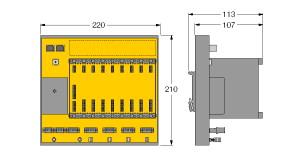 [6882024] Turck FOUNDATION fieldbus, Backplane for the DPC System (DPC-49-4RMB)