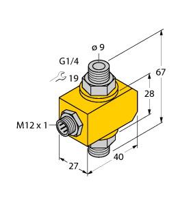 [6870629] Turck Flow Monitoring, Inline Sensor without Integrated Processor (FCI-D10A4P-NA-H1141)