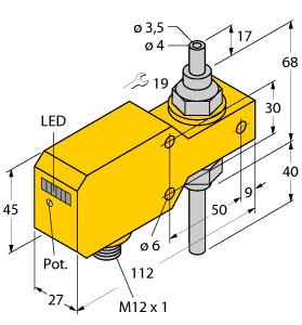 [6870656] Turck Flow Monitoring, Inline Sensor with Integrated Processor (FCI-TCD04A4P-AP8X-H1141)