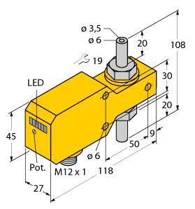 [6870682] Turck Flow Monitoring, Inline Sensor with Integrated Processor (FCI-TCD04A4P-AP8X-H1141/D084)