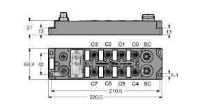 [6825326] Turck Fieldbus I/O module PROFIBUS-DP, 16 digital pnp inputs (FLDP-IM16-0001)
