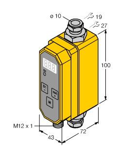 [6870042] Turck Flow Rate Measurement, Inline Sensor with Integrated Processor (FTCI-10D10A4P-LI-UP8X-H1141)