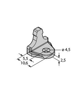 [1590749] Turck Accessories, Mounting Bracket, For Linear Position Sensors LI-Q17L (M1.1-Q17L)