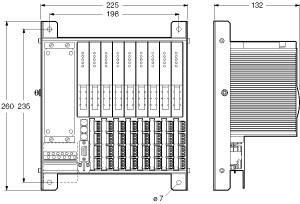 [9100684] Turck excom I/O System, Module Rack, Zone 1, for 8 Modules (MT08-2G)