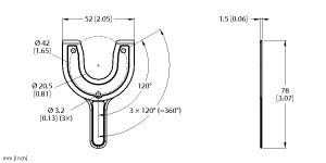 [1590935] Turck Accessories, Mounting Aid, For Encoders RI-QR24 (MT-QR24)